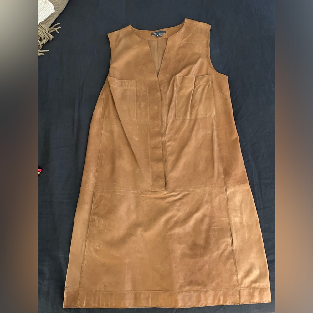 Leather Vince Dress